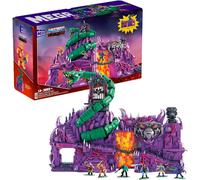 lbgwp60-Les Maîtres De L'Univers Coffret De Construction Montagne Du Serpent Avec 6 Mini-Figurines Articulées Et Accessoires, Jeu De Construction, Dès 14 Ans, Hhd16