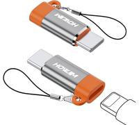 lbgwp60-Light-Ning Lot De 2 Adaptateurs Usb C, Pd27W/66W Qc100W, Charge Rapide Et Transfert De Données, Adaptateur Lightning Femelle Vers Usb C Mâle Pour I-Phone15 16, I-Pad, G-Alaxy, X-Peria Ne