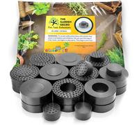 Lbgwp60-Little & Large Lot De 20 Pieds Invisibles Pour Pots De Fleurs Et Pots De Fleurs D'extérieur Un Panier À Plantes Avec Poignée Au Sol Lot De 20 Double Taille