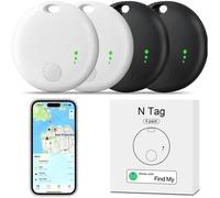 lbgwp60-Localisateurs D'Objets 4-Pack, Smart Finder Tag Traceur Ios Uniquement, Mini Traqueur Bluetooth Localisateur Pour Clés Voiture Chien Chat Enfant, Tracker Tag De Batterie Remplaçable