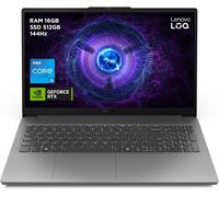 lbgwp60-Loq 15Iax9E - Ordinateur Portable Gaming 15.6'' Fhd 144Hz (Intel Core I5-12450Hx, Ram 16Go, Ssd 512Go, Nvidia Rtx 4050 6Go, Sans Système D'Exploitation) Clavier Azerty - Gris