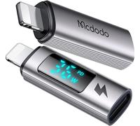 lbgwp60-Lot De 2 Adaptateurs Lightning Usb C Pour Iphone 36 W Avec Écran Led Charge Rapide Et Transfert De Données Pour Iphone Compatible Avec Les Appareils Ios Iphone 14/13/12/11/Xs/Xr/Se/8 I Pad