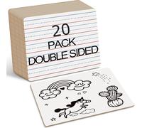 Lbgwp60-Lot De 20 Petits Tableaux Blancs 22.5x30cm, Ardo Blanche Effacable, Tableaux Blancs Portables Pour Étudiants, Salles De Classe, Maison Et Bureau