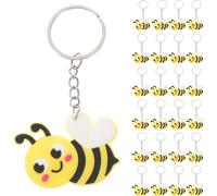 Lbgwp60-Lot De 24 Porte-Clés Abeilles Jaunes Mignonnes Pour Sac, Sac À Main, Portefeuille, Cadeaux De Fête Pour Abeille, Bourdon, Maman, Douche