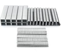 lbgwp60-Lot De 3000 Agrafes Mixtes D'Extérieur ¿ Pour Porte, U Et T (1 000 De Chaque) ¿ Pistolet Agrafeur Robuste Et Tranchant, Lot De Recharge D'Agrafeuse, Encadrement, Travail Du Bois