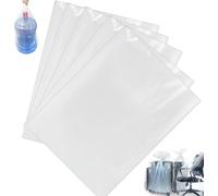 Lbgwp60-Lot De 5 Sacs De Rangement Transparents Extra Larges De 101,6 X 152,4 Cm En Plastique Robuste Pour Emballage, Cha S De Bureau, Bagages, Meubles