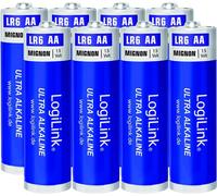 lbgwp60-Lot De 8 Piles Aa Mignon 1,5 V (Emballées Sous Film Plastique) Ultra Power Alcaline Lr6 Pour Divers Appareils Tels Que Télécommandes, Jouets, Détecteurs De Fumée, Etc.