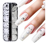Lbgwp60-Lot De Mini Perles En Acier Inoxydable 3d Pour Ongles En Forme De Caviar Doré Et Argenté