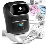 lbgwp60-M110Étiqueteuse Portable, Imprimante Etiquette Autocollante Bluetooth Thermique,Utilisé Au Bureau,Code À Barres,Petite Entrepr ,Magasin,Compatible Avec Android Et Ios - Noir