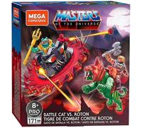lbgwp60-Maîtres De L'Univers Construx, Tigre De Combat Contre Roton À Construire, 171 Pièces, Jeu De Briques De Construction, 8 Ans Et Plus, Gph23