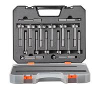 lbgwp60-Mèche Forstner 16Pcs Coffret Mèche À Façonner Ø 6-41 Mm Longueur 60 Mm Jeu De Foret Forstner En Acier Au Carbone Hrc48-51 Accessoire Pour Perceuse Perçage Dans Bois Dur Contreplaqué Menu rie