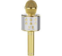 Lbgwp60-Microphone Karaoké, Microphone Bluetooth Ktv, Machine À Karaoké Pour Enfants, Ktv Familial, Pour Le Chant De Fête, Cadeau D'anniversaire (Or)