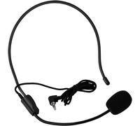 lbgwp60-Microphone Monté Sur Tête, Microphone Filaire De 3,5 Mm, Amplificateur Vocal Monté Sur Tête, Haut-Parleur, Micro Antibruit, Perche Filaire Flexible Pour Enseignants, Haut-Parleurs, Entraîneur