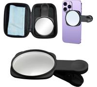 Lbgwp60-Miroir De Selfie De Caméra Arrière De Téléphone Portable, Clip De Miroir Réglable, Miroir De Selfie De Voyage, Clip De Réflexion De Selfie, Voyez Comment Vous Êtes Dans La Caméra Arrière
