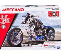 lbgwp60-Moto 5 Modèles - 5 Modèles De Véhicules Motos A Construire - Coffret Inventions Avec 174 Pièces Et 2 Outils - Jeu De Construction - Jouet Enfant 8 Ans Et +