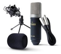 lbgwp60-Mpm-1000 - Micro Studio À Condensateur Xlr Avec Pied De Bureau Et Câble Pour Le Podcast, Le Streaming, Le Chant, Le Télétravail Et Le Gaming