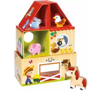 Lbgwp60-My First Farm - Un Premier Jeu De Construction En Carton Et Bois Pour Enfants Dès 12 Mois 53470