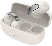 lbgwp60-Nearphones Style Clip D'Oreille Ecouteurs Sans Fils Avec Boucle Brillante Confortables, Bluetooth 5.3, Connexion Multipoints, Autonomie 24H, Application Dédiée- Ha-Np1T-W (Blanc Cassé)