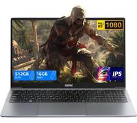lbgwp60-Ordinateur Portable 15,6 Pouces Fhd Boîtier Métallique 16 Go Ddr4 512 Go Ssd,Étendre À 2 To,In-Tel Quad-Core N97(Jusqu'À 3,6 Ghz) Uhd Graphic Wi-Fi,Bt5.0,Hdmi,Gris