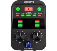 lbgwp60-P2 Podtrak Enregistreur De Podcast Portable, Mélangeur De Podcast Et Interface Pour Enregistrements De Podcast Mobiles En Qualité Audio Professionnelle, 2 Entrées Microphone Usb, Noir