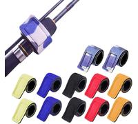 Lbgwp60-Pche Ceinture Sangles 12pcs Sangles De Canne À Pêche Extensibles, Attache Canne A Peche Accessoire Convient Pour Lier Canne À Pêche Badminton Club De Golf (6 Couleurs)