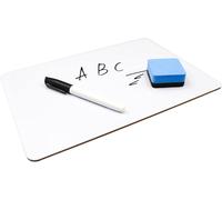 Lbgwp60-Petit Tableau Blanc Double Face - Contient Des Stylos Et Une Éponge Pour Tableau Blanc - Tableau Blanc A5 - Pour Enfants, Étudiants, Salle De Classe, Fournitures Scolaires