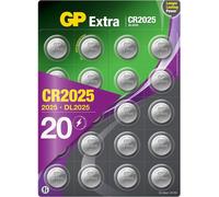 lbgwp60-Piles Cr2025 - Lot De 20 Piles Extra Batteries Cr 2025 Lithium 3V - Longue Durée Et Haute Performance Pour Dispositifs Médicaux Et Portables, Balances Et Porte Clés