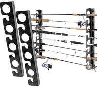 Lbgwp60-Portecanne À Pêche, 1 Paire Support Canne À Pêche Ratelier, Support De Canne À Pêche Horizontal, Rod Rack Stockage De 8 Pôles, Ratelier Canne A Peche Pour Garage, Bateaux, Montage Plafond Ou