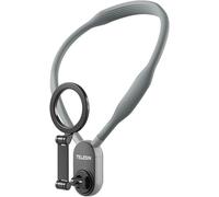 lbgwp60-Pov/Vlog Support Magnétique Pour Cou Téléphone Portable, Support De Cou Magnétique, Support De Cou Pour Téléphone Pour La Pr De Vue Vidéo Pour Iphone 15 14 13 12 Téléphones Android (Gris)