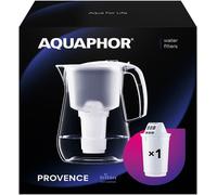 Lbgwp60 Provence Filtre À Eau De Qualité Supérieure Avec 1 Cartouche Filtrante A5 Mg Aspect Verre Anticalcaire,Chlore Et Enrichit L'Eau Avec Du Magnésium 4,2 L