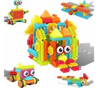 lbgwp60-Ptb120 120 Pièces Forme De Soies 3D Blocs De Construction Tuiles Construction Jouet Ensemble D'Apprentis Jeu De Jeu Stem Jouet Ensemble Kit Éducatif Enfant Branin Développement