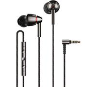 lbgwp60-Quad Driver Écouteurs Intra-Auriculaires Casque Haute Fidélité Haute Résolution Avec Basses C s, Haute Résolution, Micro Et Télécommande En Ligne E1010 Argent