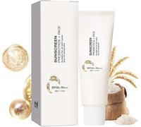 Lbgwp60-Relief Rice Probiotics Sunscreen Spf 50+, Crème Solaire Légère Pour Peaux Sensibles, Douceur & Hydratation Protection Solaire Vi , Résistant À L'eau, Pas De Résidus Blancs - 50ml