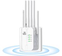 lbgwp60-Répéteur Wifi, Amplificateur De Signalwifi, 6 Antennes, 2 Ports Lan/Routeur/Répéteur/Mode Ap, Répéteur Wifi Couverture De 1200 Pieds Carrés, Convient Pour Un U Domestique Au Bureau