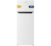 Lbgwp60-Rfrigérateur De Deux Portes Bolero Coolmarket 2d 211 White E. Réfrigérateur Blanc, 143 Cm De Haut, 211 L, Dégivrage, Classe E, Mode Congélation Rapide.