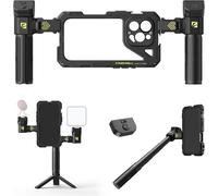 lbgwp60-Rig Cage Pour Iphone 16 Pro - Installation Sans Outil, Poignées Multifonctionnelles Pour Trépied Et Monopode, Télécommande Bluetooth