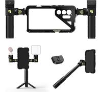 lbgwp60- Rig Cage Pour Samsung S25 Ultra ¿ Installation Sans Outil, Poignées Trépied Et Monopode, Télécommande Bluetooth, Supports Flexibles Pour Filmer Des Films Professionnels