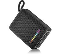 lbgwp60-Roller Furia 1 Noir - Haut-Parleur Portable Compatible Avec La Technologie Bluetooth, Lumières Rgb, Ipx6 Étanche, 15 W, True Wireless, Usb, 9 Heures DAutonomie, Noir ...