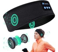 lbgwp60-Sg19 Casque De Sommeil Bluetooth Sans Fil Avec Haut-Parleurs Stéréo En Éponge Ultra Fine Et Douce Pour Dormir, Voyage, Course À Pied, Méditation (Noir)