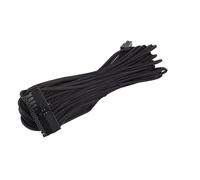 lbgwp60-Silverstone Sst-Pp06B-Mb55 - 55Cm Carte Mère 24Pin(20+4) Cable Psu Manchonné, Noir