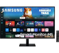 lbgwp60-Smart Monitor M5 Noir - 27'' - Dalle Va, Fhd (1920 X 1080), 60Hz, 4Ms, Inclinable, 2 X Hdmi (1.4), 2 X Usb-A, Smart Tv, Gaming Hub, Ls27Dm502Euxen