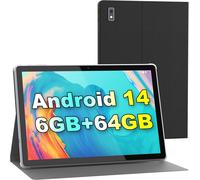 lbgwp60-Smartpad A40 Tablet 10,1 Pouces Android 14 Tablets Avec Boîtier, 6+64Gb Rom Processeur Quad-Core 5000Mah Batterie, 1280X800 Ips Hd Écran Tactile 5Mp+8Mp Caméra, Bluetooth, Wifi Tablets