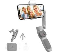 lbgwp60-Smooth Q3 Combo[Official] Stabilisateur Smartphone, 3 Axes Handy Gimbal, Avec Trépied, Lumière De Remplis Intégrée, Sac De Rangement, Stabilisateur Téléphone, Pour Vlog, Youtube Et Tiktok