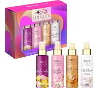 Lbgwp60-So Unique Mini Mist Coffret Cadeau Brume Corporelle Parfumée Pour Femme (4x50ml)