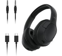 lbgwp60-Soundform Surround Casque Bluetooth Sans Fil (Enc, Circum-Aural Avec 60H D'Autonomie, Oreillettes Douces Au Toucher, Pour Iphone, Galaxy, Ipad, Voyage, Maison Ou Bureau, Noir)
