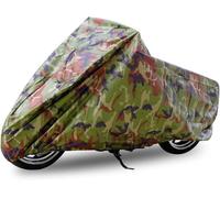 Lbgwp60-Sourcing Map Housse De Protection Bâche Pour Moto Scooter Couverture Etanche Imperméable En Polyester 190t Protège Votre Moto De La Pluie, Rayon Uv, Poussière, Taille Xxl, Couleur Camouflage