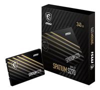 lbgwp60-Spatium S270 Sata 2.5"" 240Gb - Disque Ssd Interne 240 Go, Sata Iii 6 Gb/S, 2,5"", Lecture 500 Mb/S & Écriture 400 Mb/S, 3D Nand, Sécurité Des Données Intégrée, 110 Tbw, Garantie 5 Ans