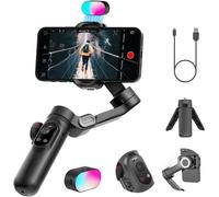 lbgwp60-Stabilisateur Cardan Pour Smartphone, Lumière Led Écran Oled 3 Axes, Contrôle Des Gestes, Détection Du Vi , Charge Magnétique, Stabilisateur Cardan Pour Android Et Iphone - Smart Xpro