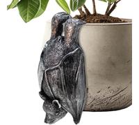 lbgwp60-Statue Décorative En Résine À Suspendre - Chauve-Souris Noire - Sculptures Pour Extérieur, Jardin, Pelouse, Décoration De Maison, Bureau, Halloween (Chauve-Souris)