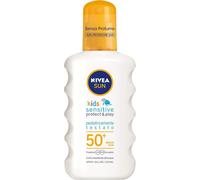 Lbgwp60-Sun Crème Solaire Spray Kids Sensitive Protect & Play Fp 50+ 200 Ml, Crème Solaire Enfants Et Bébés À Partir De 6 Mois Et Haut, Crème Solaire 50+ En Vaporisateur Pratique